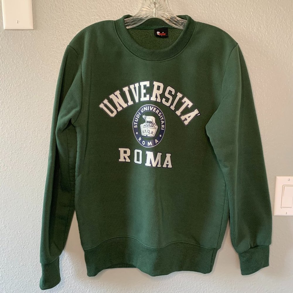 Green Universita Roma Crewneck